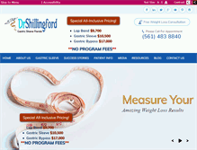 Tablet Screenshot of gastricsleevesurgeryflorida.com